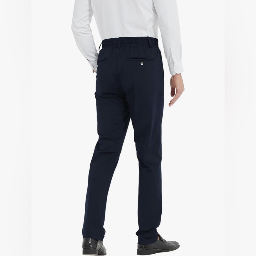 NWT Mens Elastic Waist Pants for Seniors
